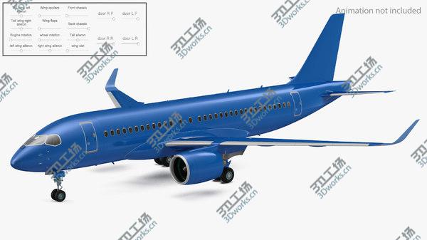 images/goods_img/20210312/Airbus A220 100 Detailed Interior Rigged 3D model/3.jpg